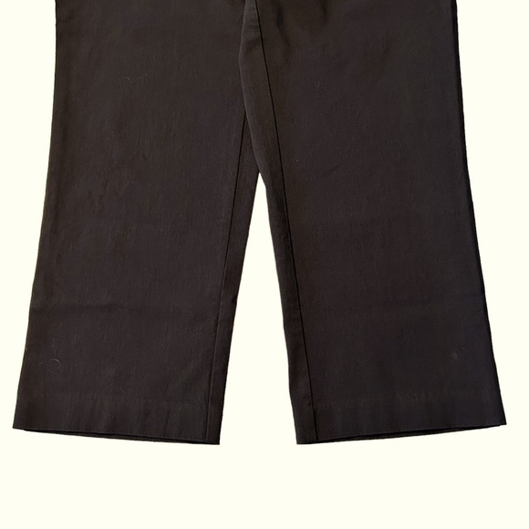 MACY'S JM Jennifer Moore Collection Capris Rivets Stretchy Black Size Small - Picture 12 of 15
